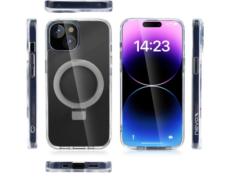 Nevox Back Cover StyleShell SHOCKFlex iPhone 16 Plus Transparent