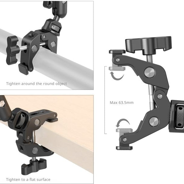 Smallrig Magic Arm für Desktop-Aufnahmen mit Crab Clamp Kit