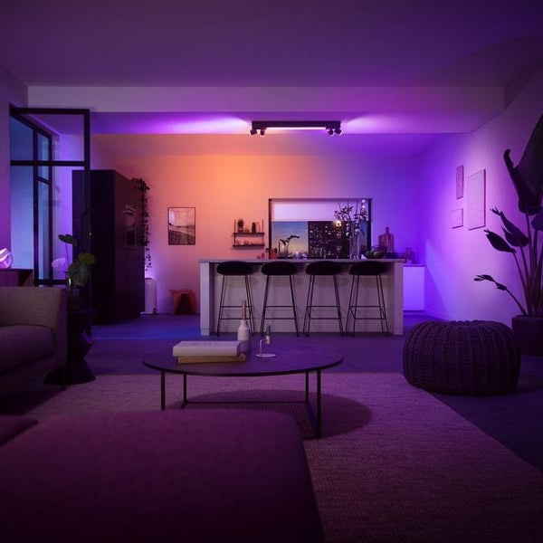 Philips Hue White & Color Ambiance Centris 4-Deckenspot Schwarz