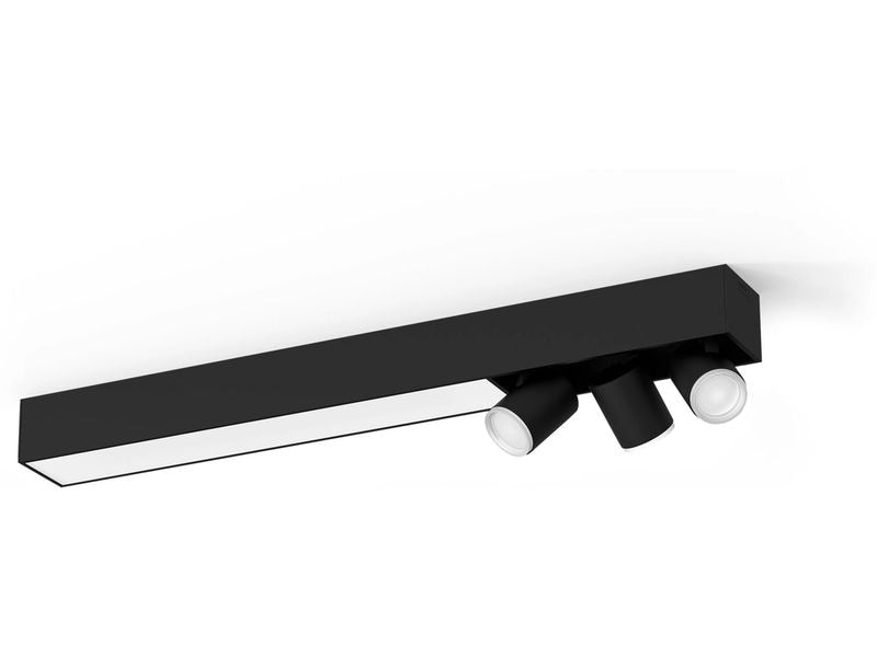 Philips Hue White & Color Ambiance Centris 3-Deckenspot Schwarz