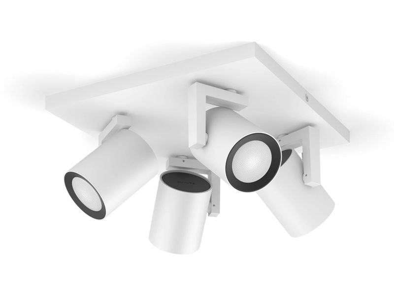 Philips Hue White & Color Ambiance Argenta 4er-Spot Weiss