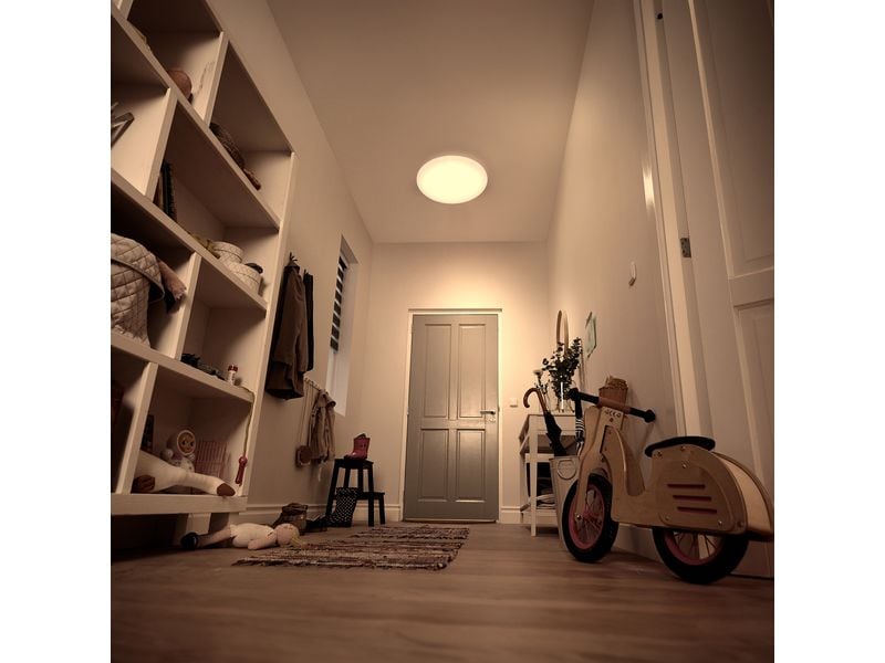 Philips Deckenleuchte Acuna mit Sensor 2700K, 2500 Lumen, Weiss