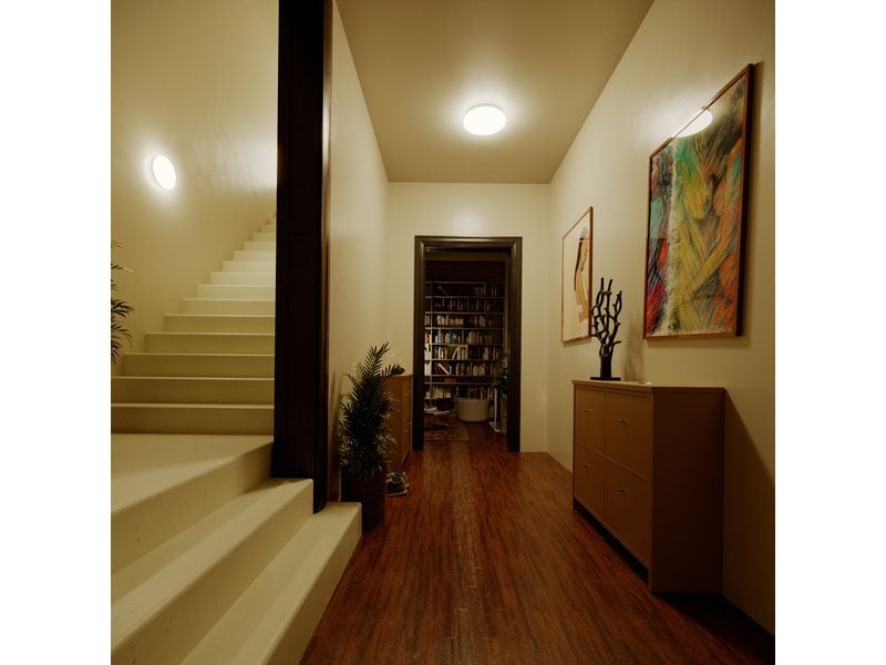 Philips Deckenleuchte Acuna mit Sensor 2700K, 2500 Lumen, Weiss