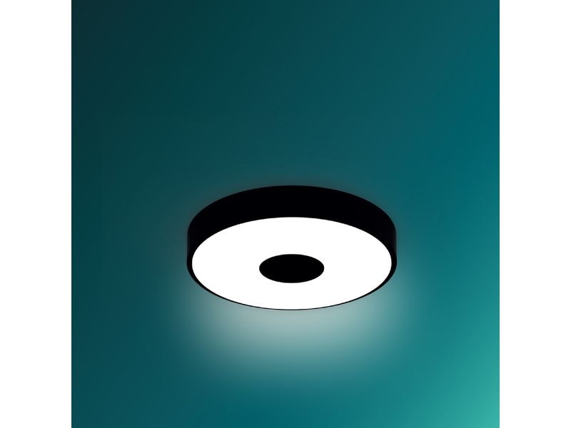 Philips Deckenleuchte Coiner SceneSwitch 2700K, 2700 Lm, Schwarz