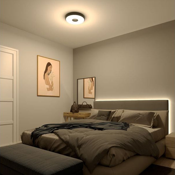 Philips Deckenleuchte Coiner SceneSwitch 2700K, 2700 Lm, Schwarz