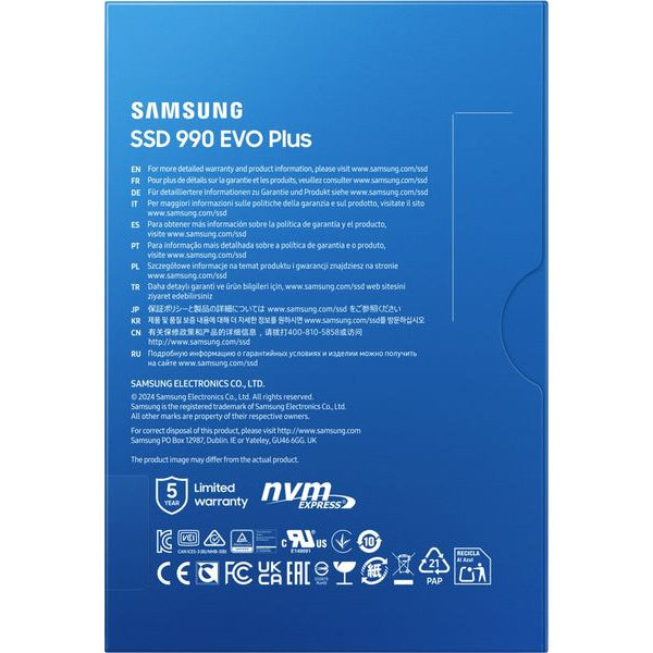 Samsung SSD 990 EVO Plus NVMe M.2 2280 NVMe 4000 GB