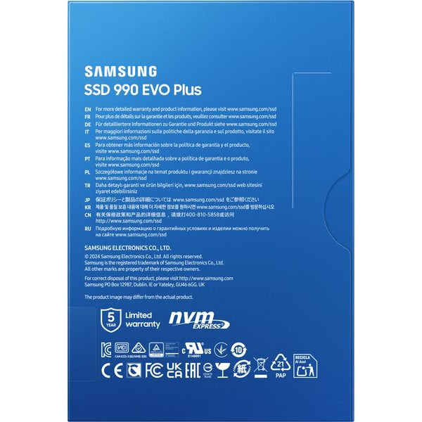 Samsung SSD 990 EVO Plus NVMe M.2 2280 NVMe 1000 GB