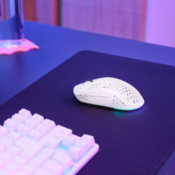 Trust Gaming-Maus GXT929 Helox Weiss