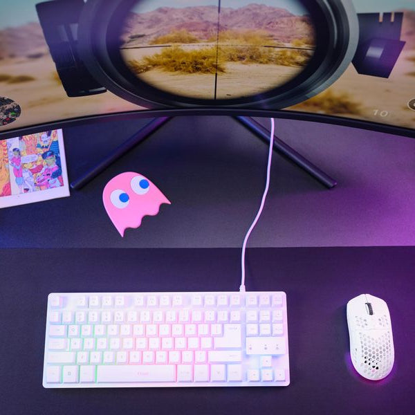 Trust Gaming-Maus GXT929 Helox Weiss