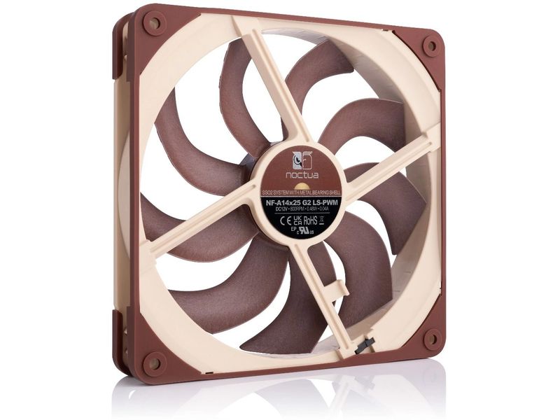 Noctua PC-Lüfter NF-A14 x 25 G2 LS-PWM