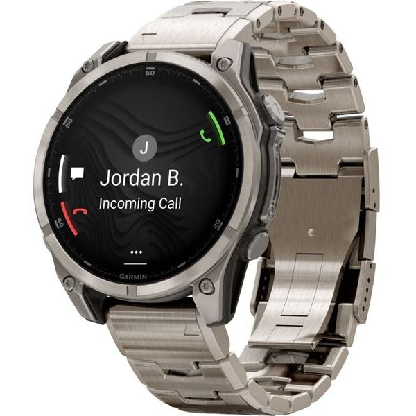 GARMIN Sportuhr Fenix 8 AMOLED Sapphire, 47 mm Titan