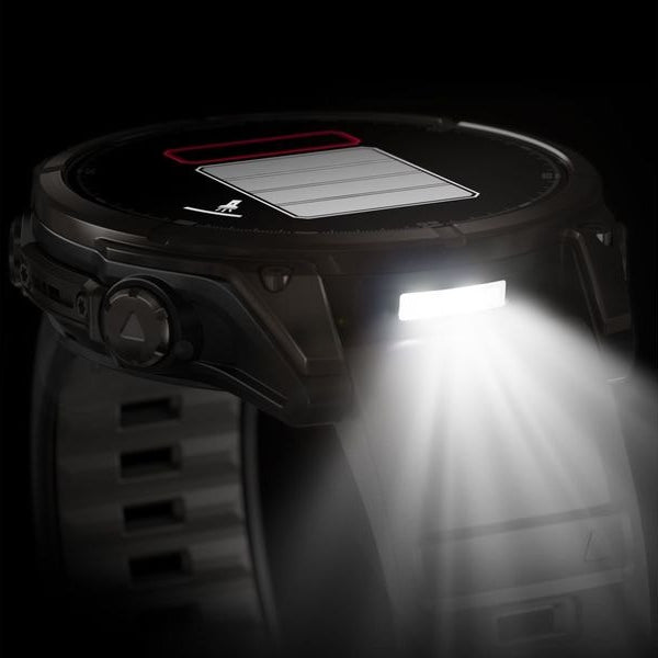 GARMIN Sportuhr Fenix 8 AMOLED Sapphire, 47 mm Schwarz/Titan