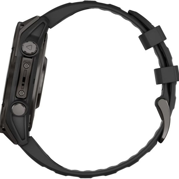 GARMIN Sportuhr Fenix 8 AMOLED Sapphire, 47 mm Schwarz/Titan