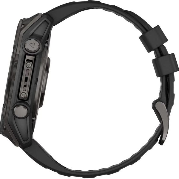 GARMIN Sportuhr Fenix 8 AMOLED Sapphire, 51 mm Dunkelgrau