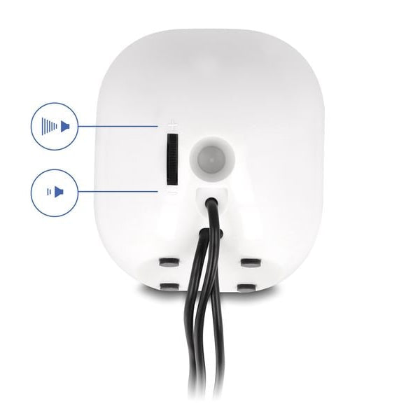 Delock PC-Lautsprecher Mini Stereo 3.5 mm Klinke, USB-Strom Weiss