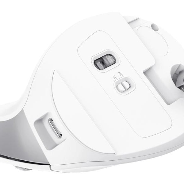 Trust Ergonomische Maus Bayo II Weiss