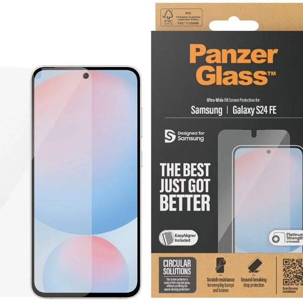 Panzerglass Displayschutz Ultra Wide Fit Galaxy S24 FE mit Applicator
