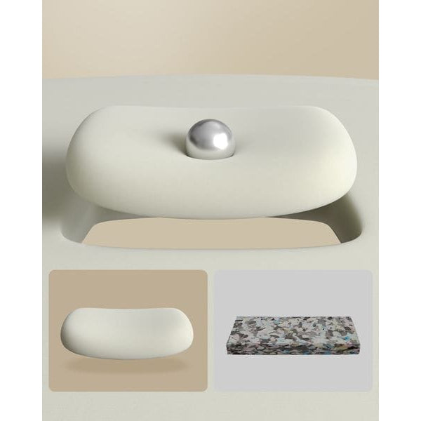 Songmics Bürostuhl mit Polsterrücken und Armlehnen, Schwarz