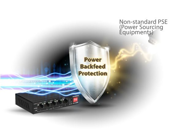 Edimax PoE+ Switch GS-1105PE 5 Port