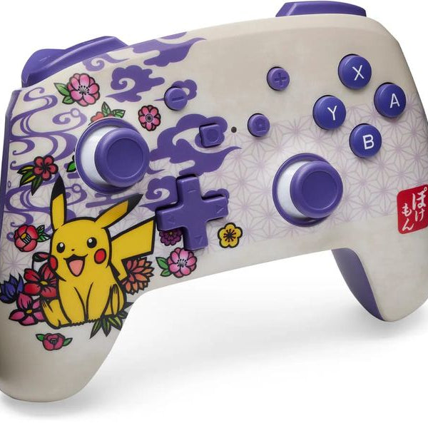 Power A Enhanced Wireless Controller Pikachu Blossom