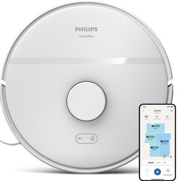 Philips Saug- und Wischroboter HomeRun Weiss