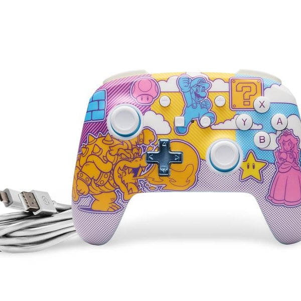 Power A Enhanced Wireless Controller Mushroom Kingdom