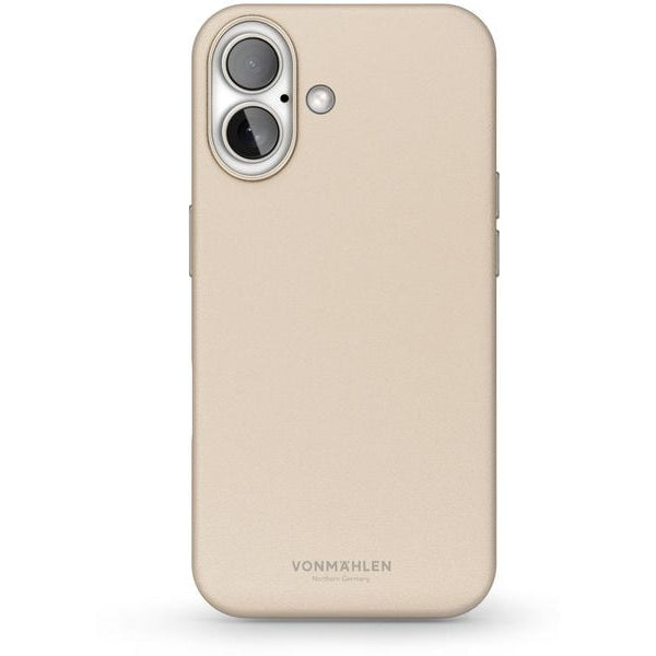 Vonmählen Back Cover Like Leather iPhone 16 Plus Beige