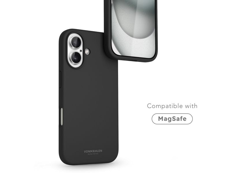 Vonmählen Back Cover Soft Silicone iPhone 16 Black