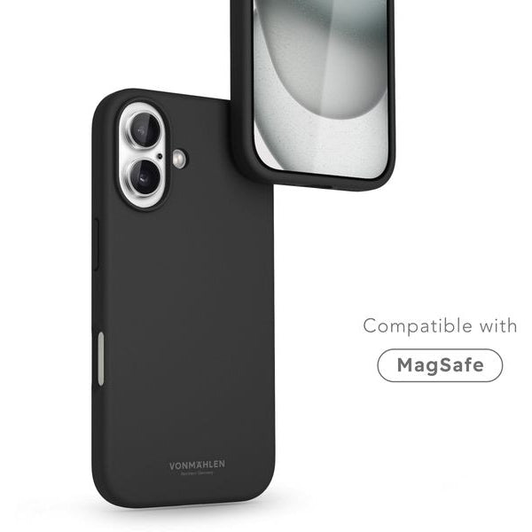 Vonmählen Back Cover Soft Silicone iPhone 16 Plus Black