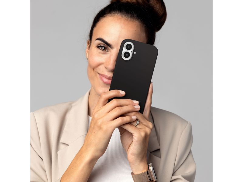 Vonmählen Back Cover Soft Silicone iPhone 16 Black