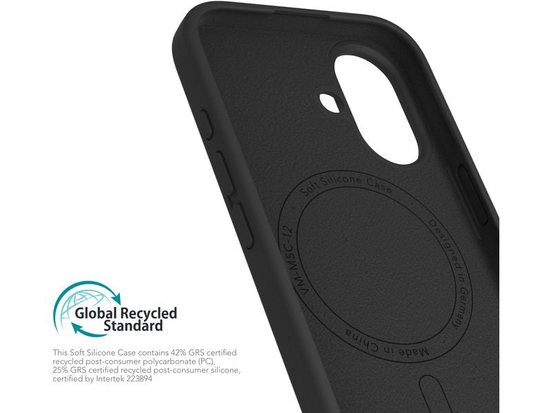 Vonmählen Back Cover Soft Silicone iPhone 16 Black