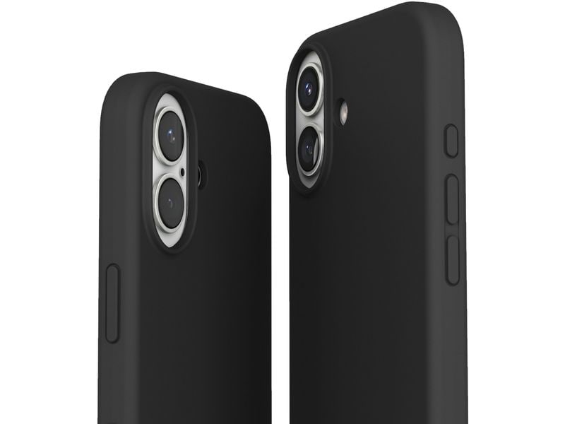 Vonmählen Back Cover Soft Silicone iPhone 16 Plus Black