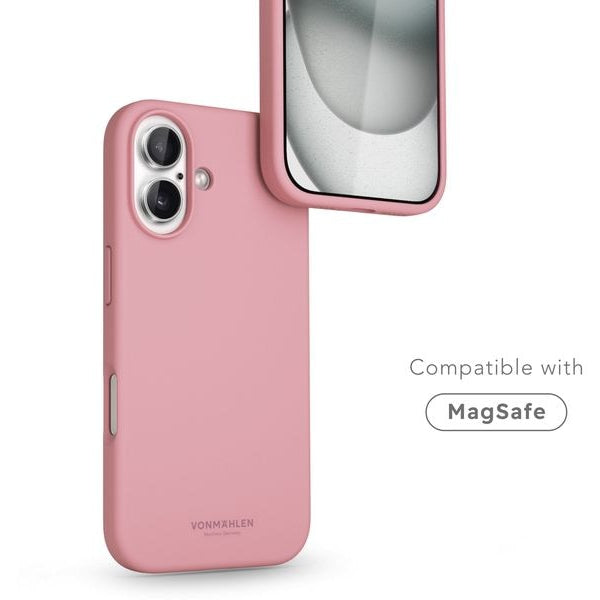 Vonmählen Back Cover Soft Silicone iPhone 16 Cherry Blossom