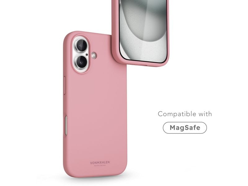 Vonmählen Back Cover Soft Silicone iPhone 16 Cherry Blossom