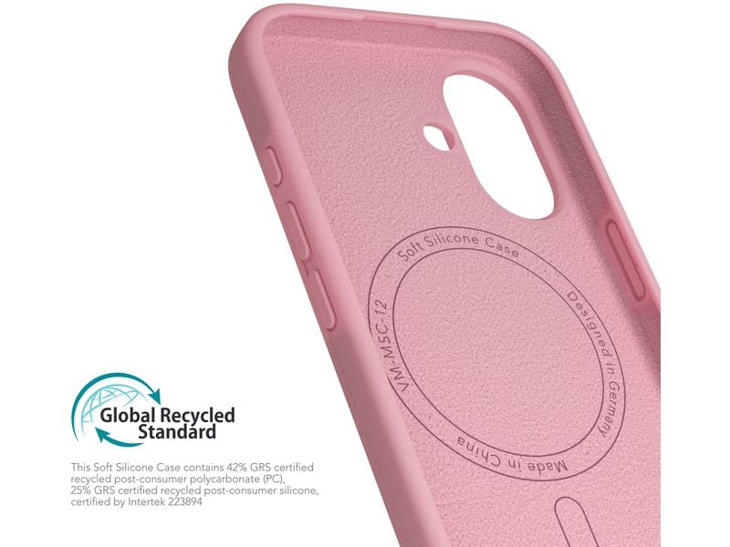 Vonmählen Back Cover Soft Silicone iPhone 16 Cherry Blossom