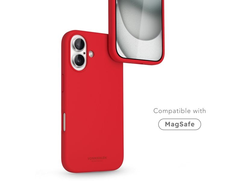 Vonmählen Back Cover Soft Silicone iPhone 16 Plus Firecracker