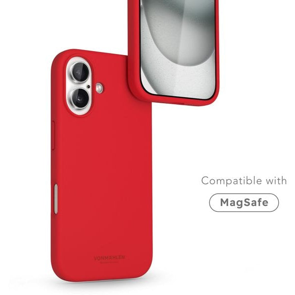 Vonmählen Back Cover Soft Silicone iPhone 16 Firecracker