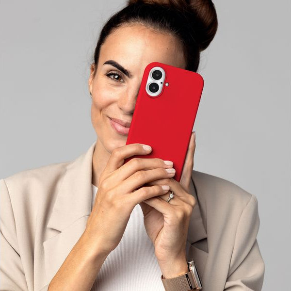 Vonmählen Back Cover Soft Silicone iPhone 16 Firecracker