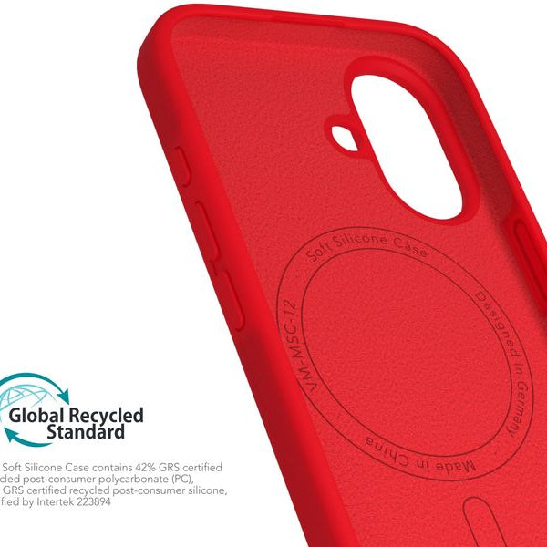 Vonmählen Back Cover Soft Silicone iPhone 16 Firecracker