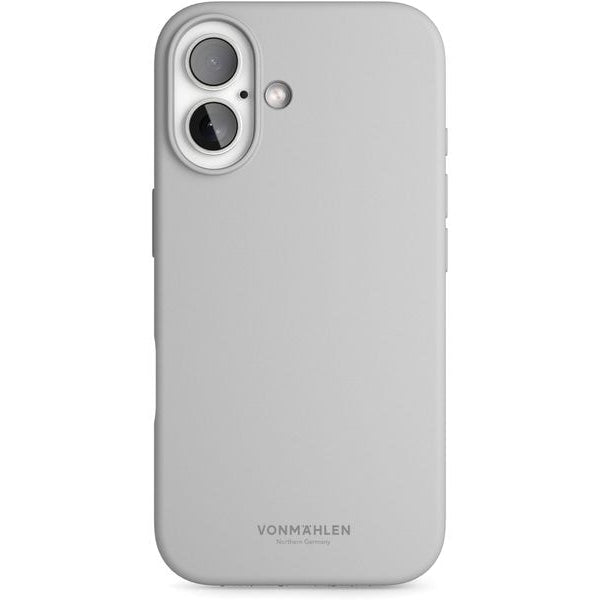 Vonmählen Back Cover Soft Silicone iPhone 16 Plus Light Gray