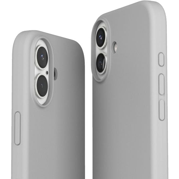 Vonmählen Back Cover Soft Silicone iPhone 16 Light Gray