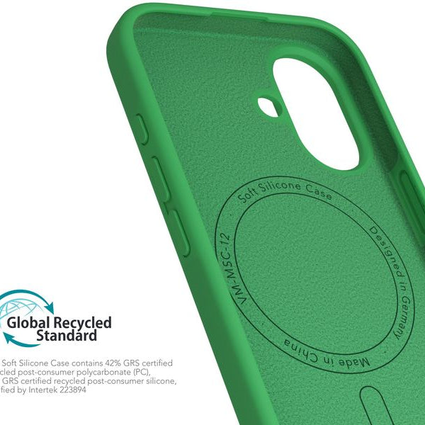 Vonmählen Back Cover Soft Silicone iPhone 16 Green Haven