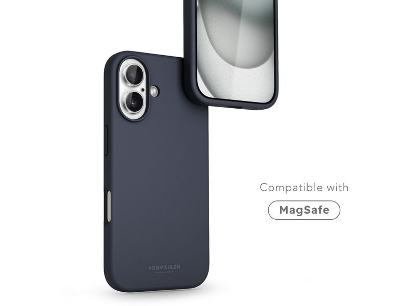 Vonmählen Back Cover Soft Silicone iPhone 16 Navy