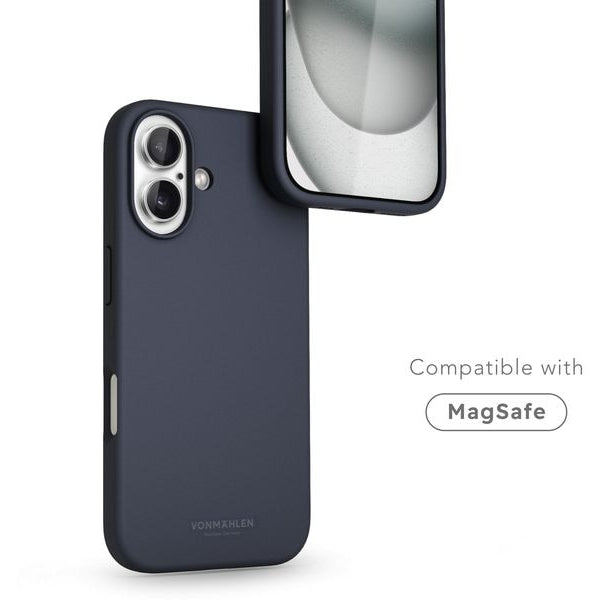Vonmählen Back Cover Soft Silicone iPhone 16 Plus Navy