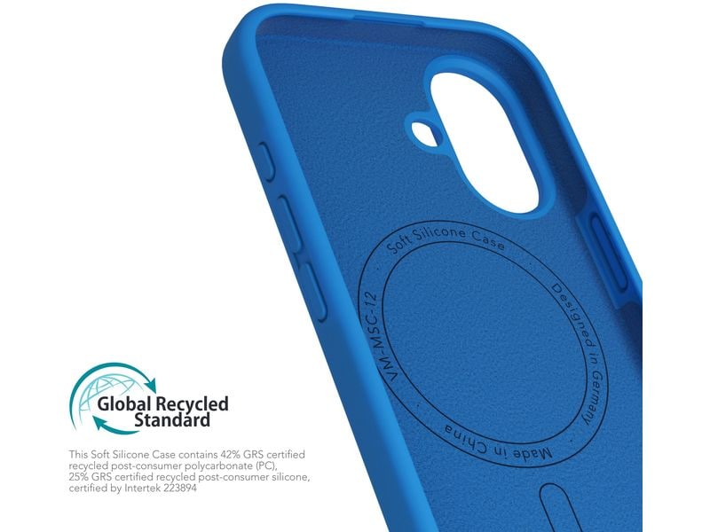 Vonmählen Back Cover Soft Silicone iPhone 16 Sky Captain