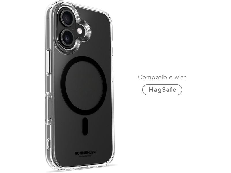 Vonmählen Back Cover Transparent  iPhone 16 Black