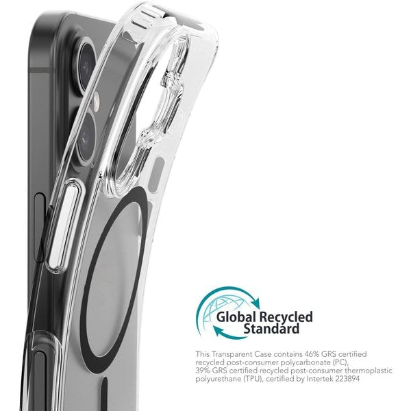 Vonmählen Back Cover Transparent  iPhone 16 Black
