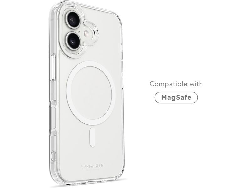 Vonmählen Back Cover Transparent  iPhone 16 Plus White