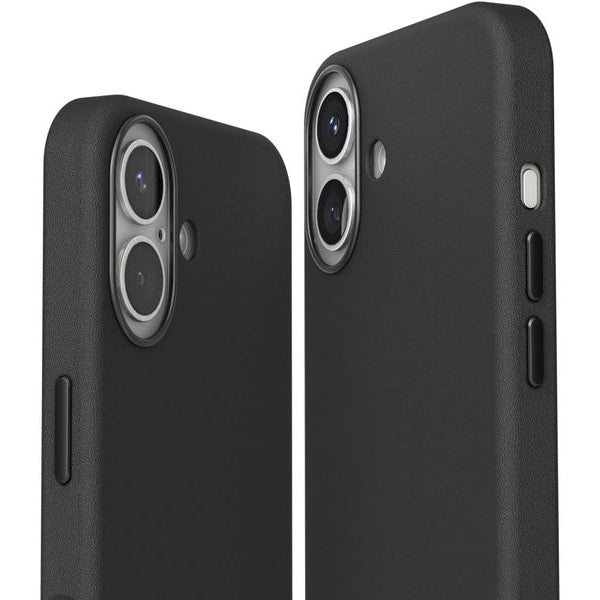 Vonmählen Back Cover Like Leather iPhone 16 Plus Schwarz