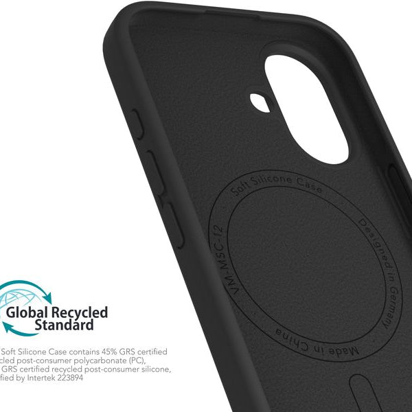 Vonmählen Back Cover Soft Silicone iPhone 16 Plus Black